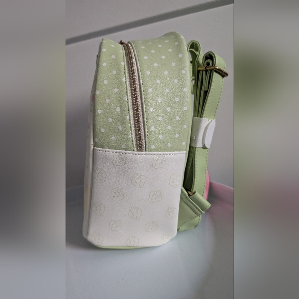 Loungefly Strawberry Shortcake Slumber Party Mini Backpack  and wallet - Picture 8 of 9